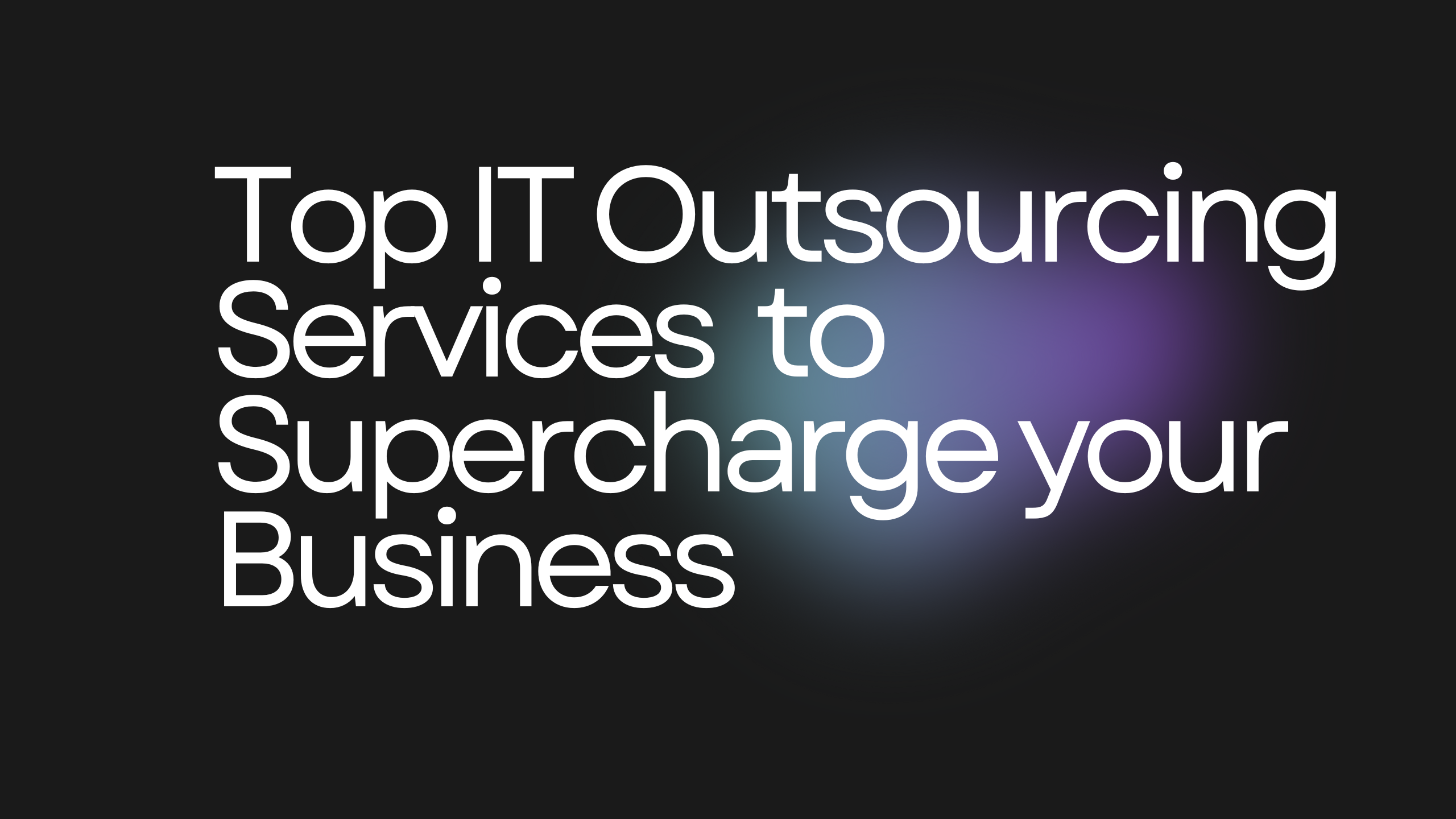 IT outsourcing services