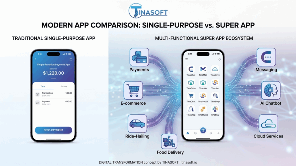 Super App vs Traditional Mobile App: Key Differences