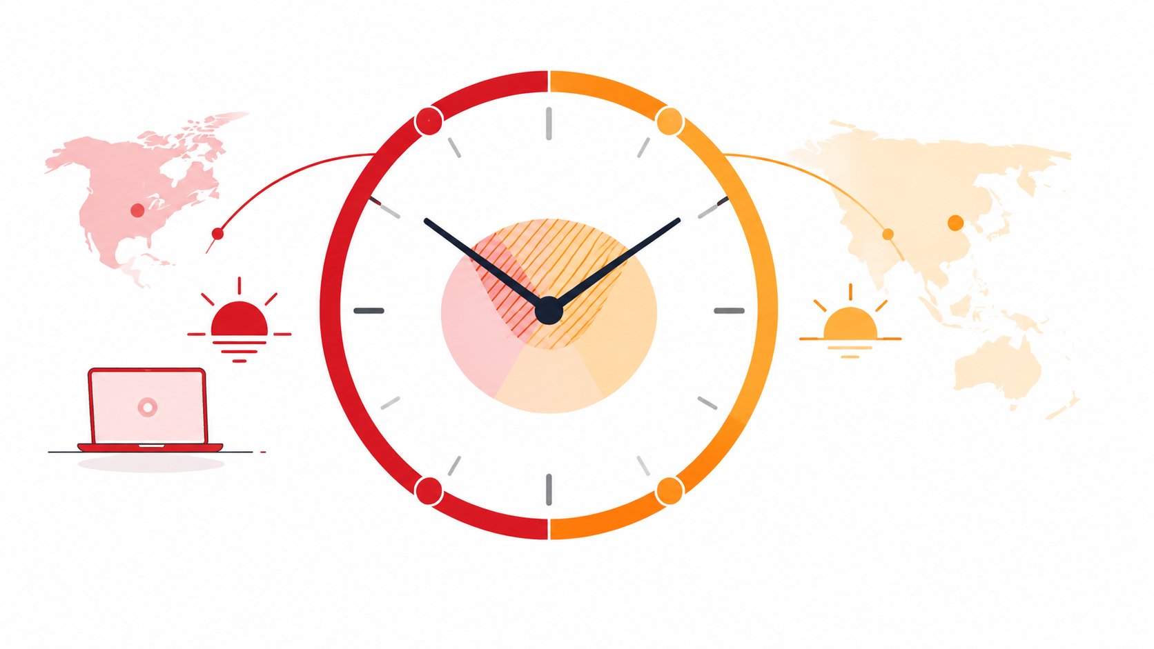 Time zone overlap between offshore and nearshore software development teams