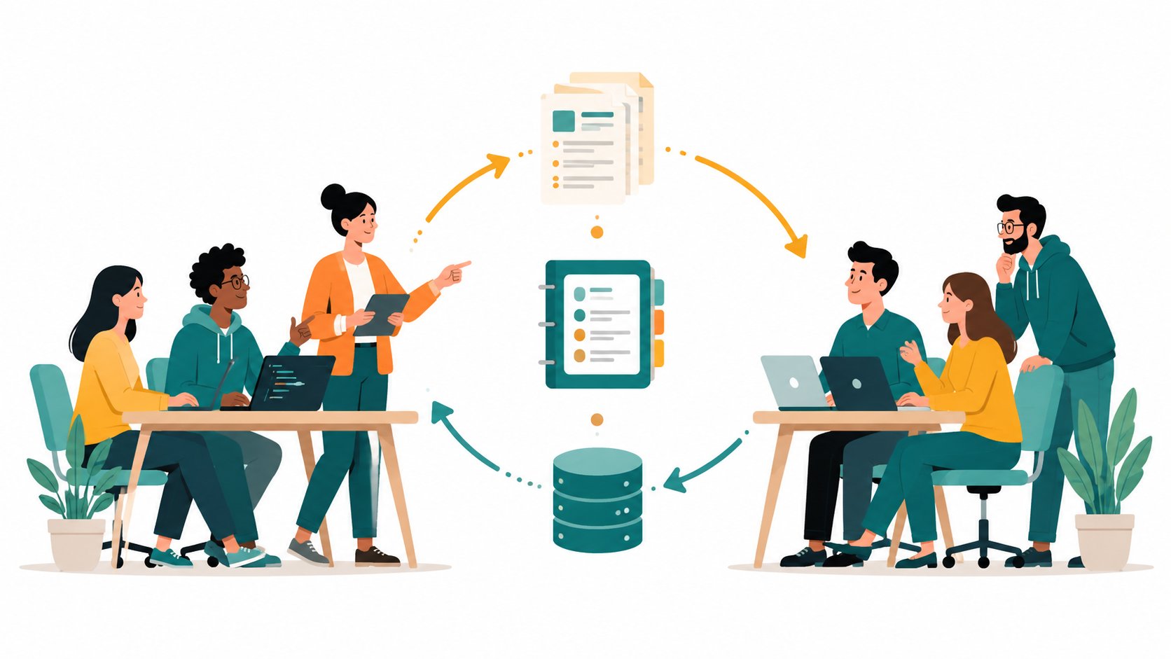 Knowledge transfer between an in-house team and an outsourced software maintenance team